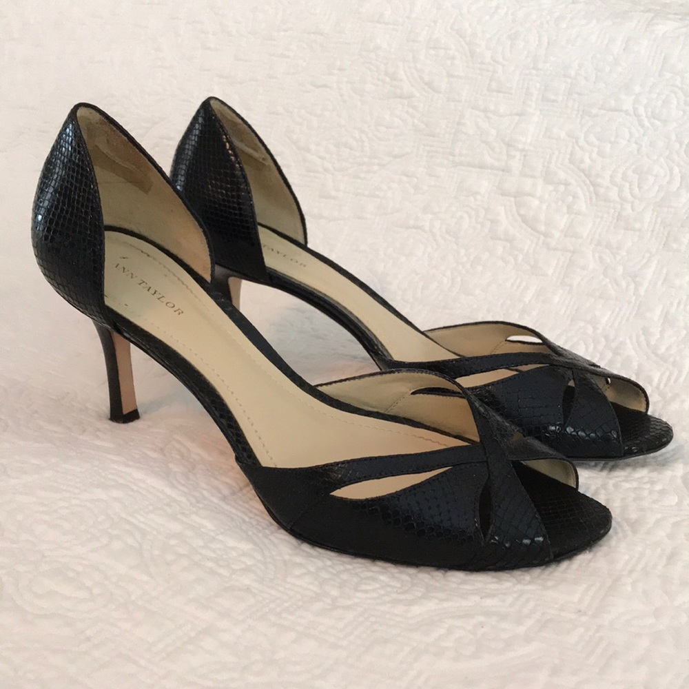 Ann Taylor Black Heels